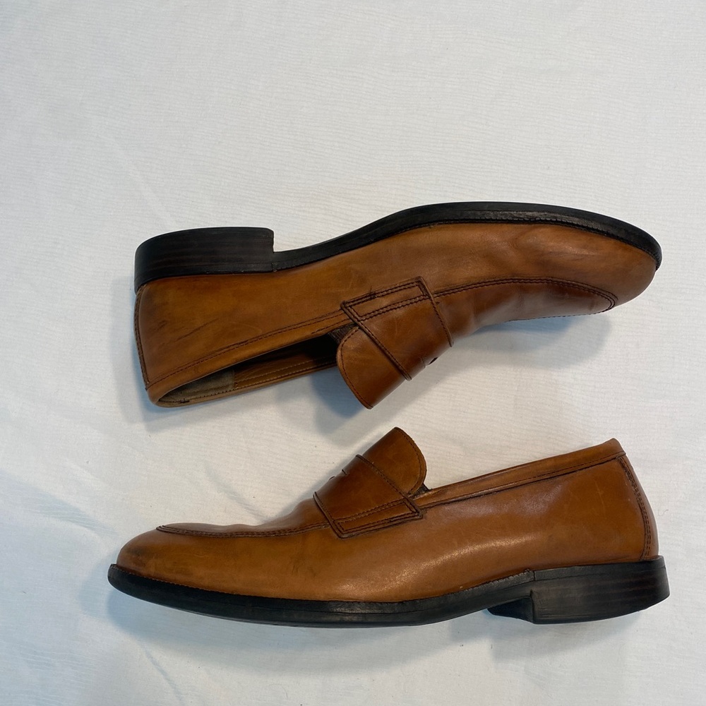 Johnston & Murphy Sheepskin Penny Loafers - Picture 11 of 16
